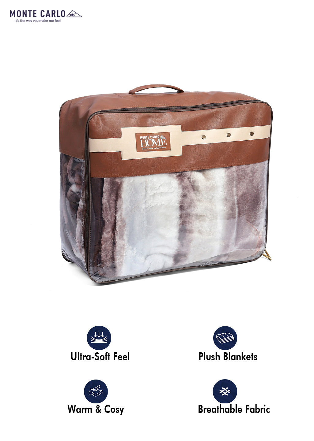Printed Double Bed 800 GSM Blanket Bolt 1 Ply (Weight 4.3 kg)