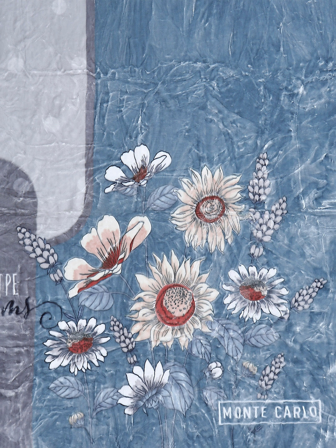 Printed Double Bed Blanket for Heavy Winter -2 Ply