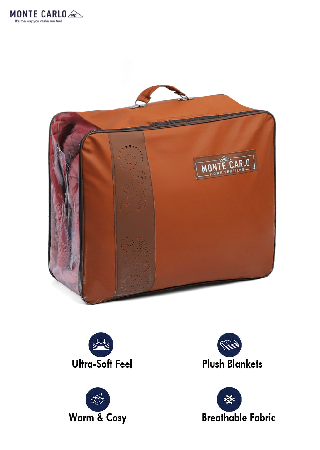 Printed Double Bed Blanket for Mild Winter -2 Ply