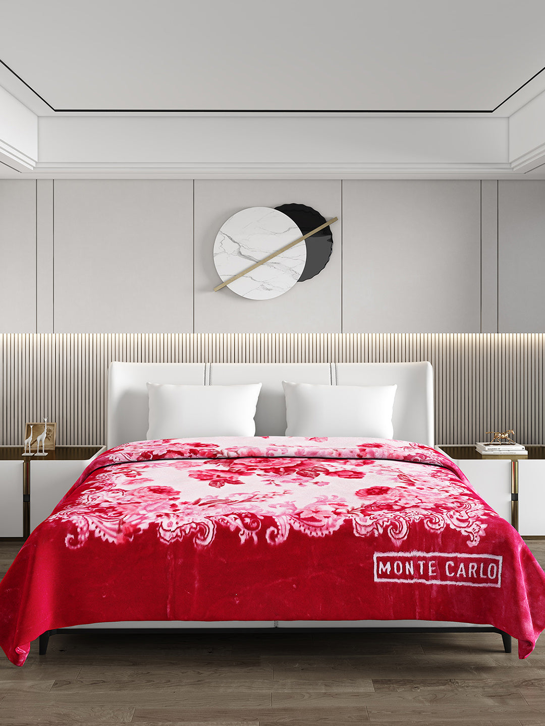 Printed Double Bed Blanket for Heavy Winter -2 Ply