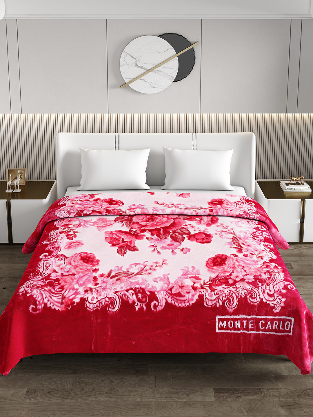 Printed Double Bed Blanket for Heavy Winter -2 Ply