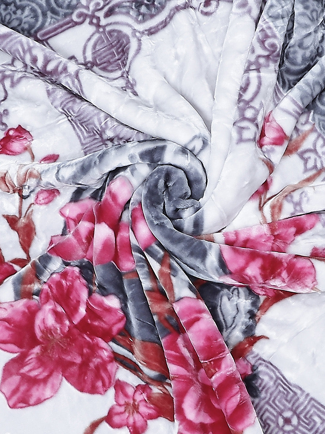 Printed Double Bed Blanket for Heavy Winter -2 Ply