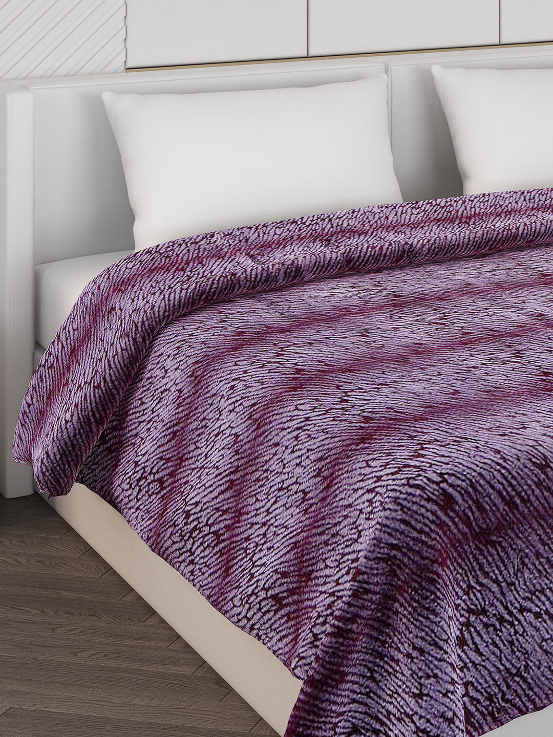 Printed Double Bed Blanket for Heavy Winter -2 Ply