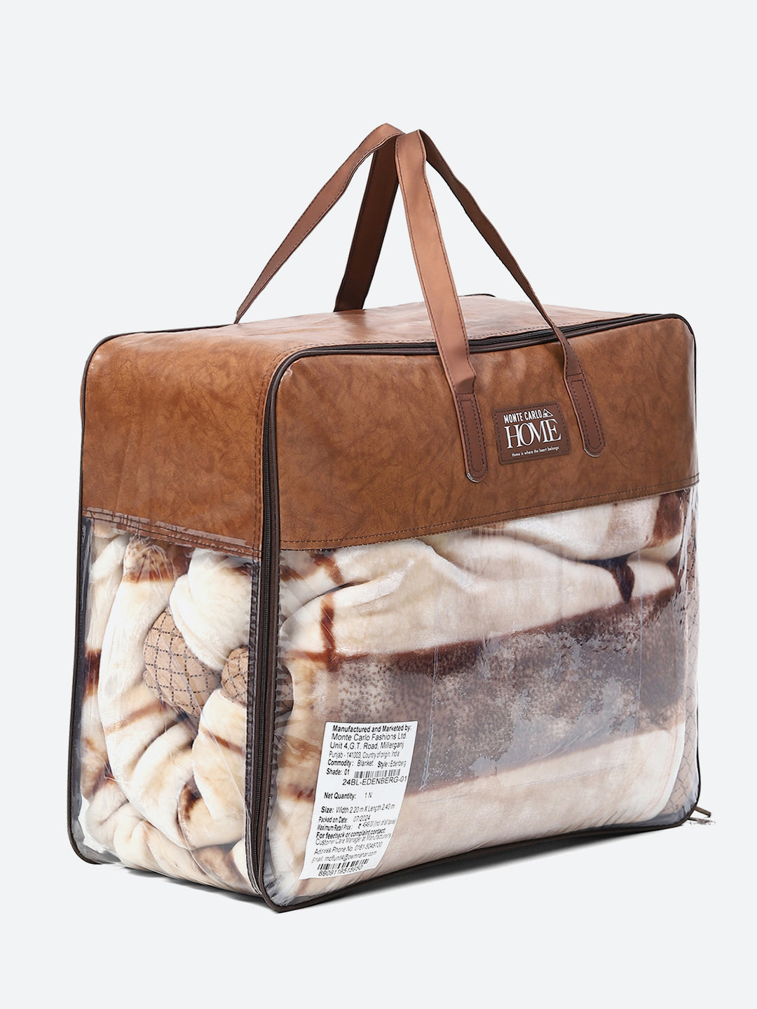 Printed Double Bed 1155 GSM Blanket Edenberg 2 Ply (Weight 6.1 kg)