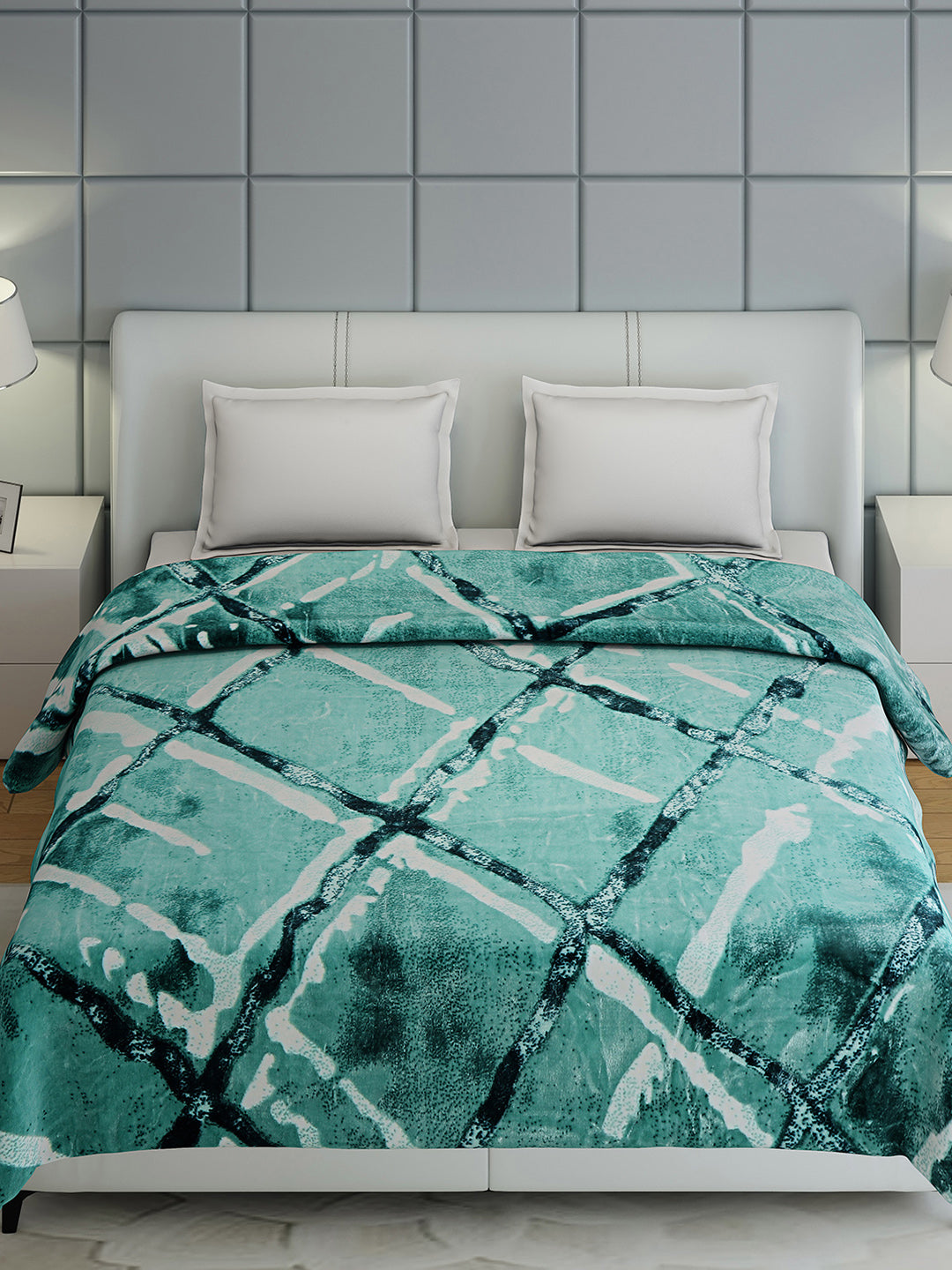 Printed Double Bed 1155 GSM Blanket Edenberg 2 Ply (Weight 6.1 kg)