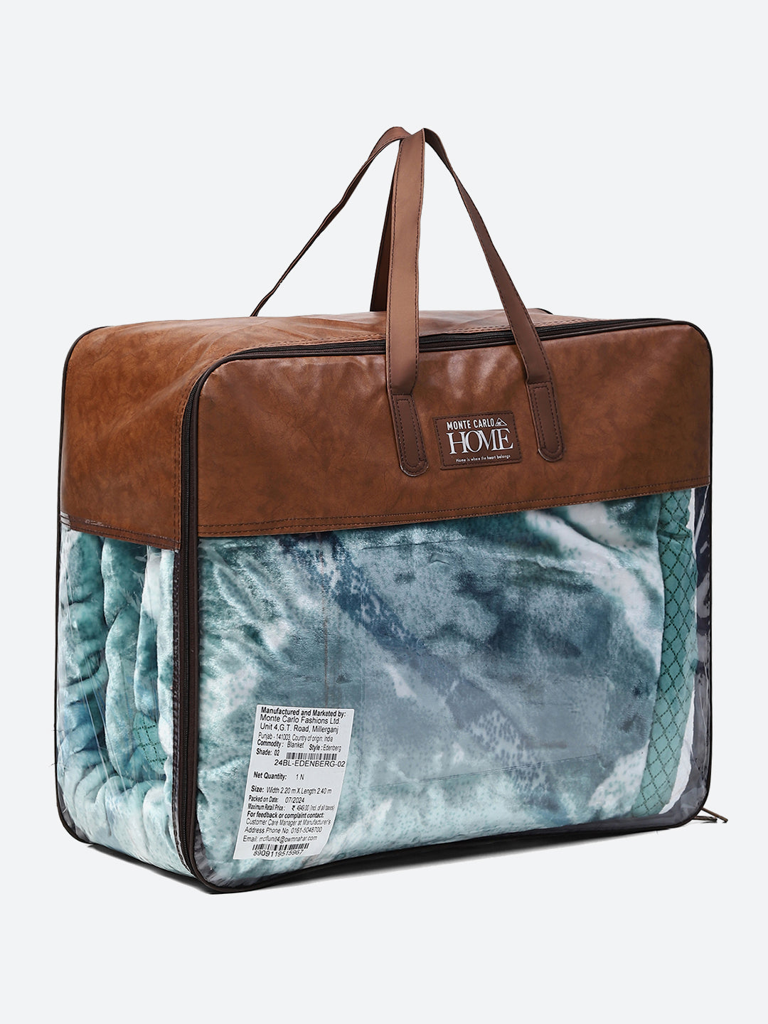 Printed Double Bed 1155 GSM Blanket Edenberg 2 Ply (Weight 6.1 kg)
