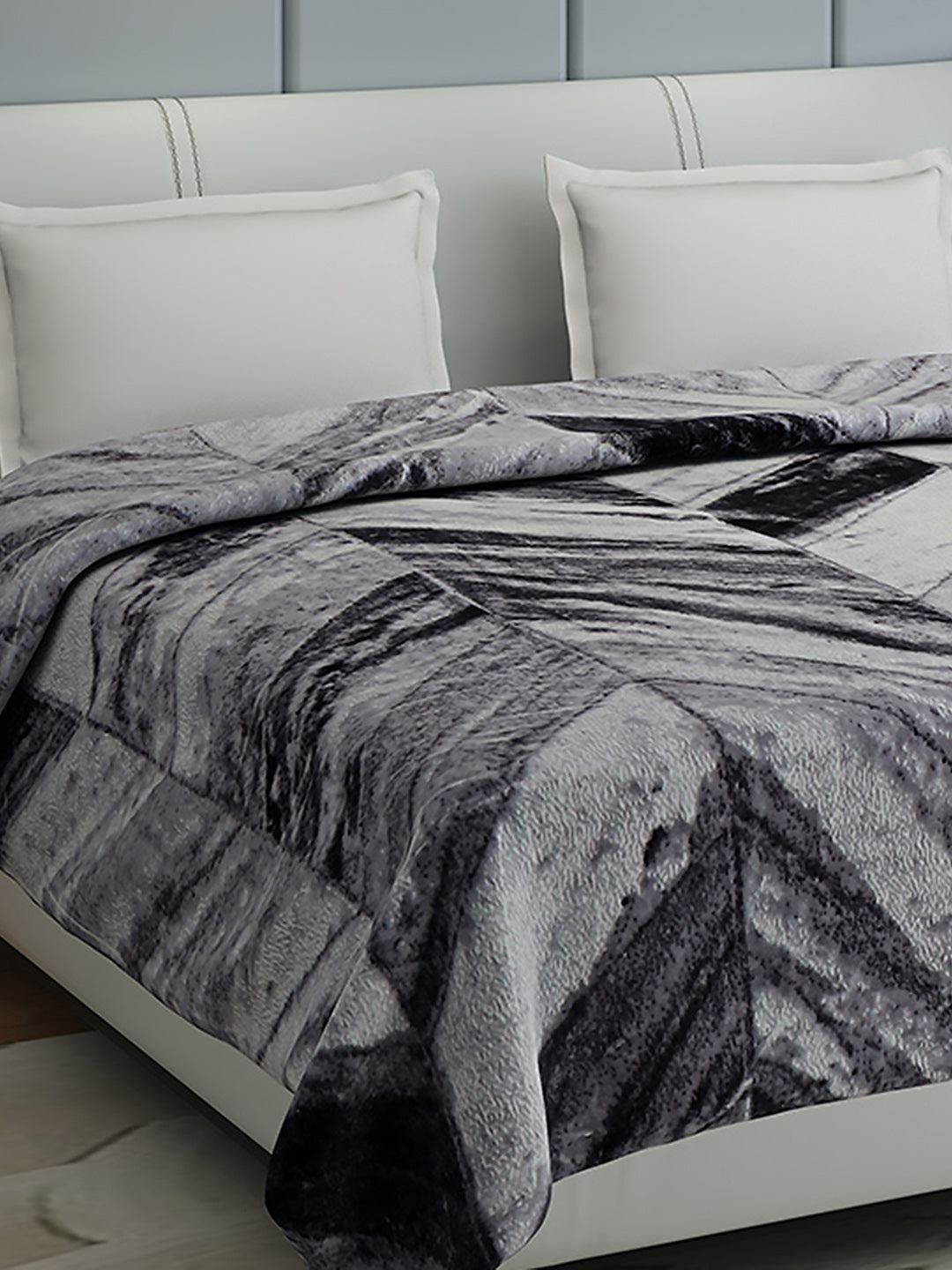 Printed Double Bed 1155 GSM Blanket Edenberg 2 Ply (Weight 6.1 kg)