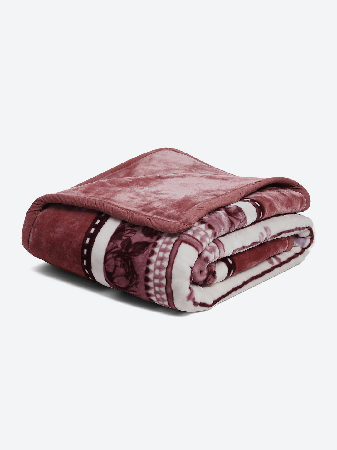 Printed Double Bed 900 GSM Blanket for Heavy Winter -1 Ply (Weight 4.9 kg)