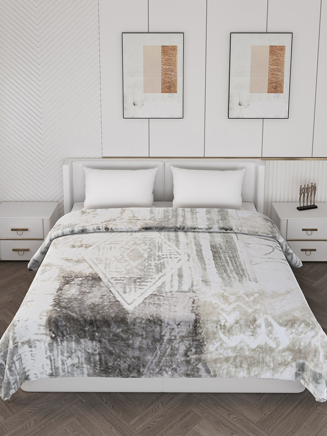 Printed Double Bed 928 GSM Blanket Embassy 1 Ply (Weight 4.9 kg)