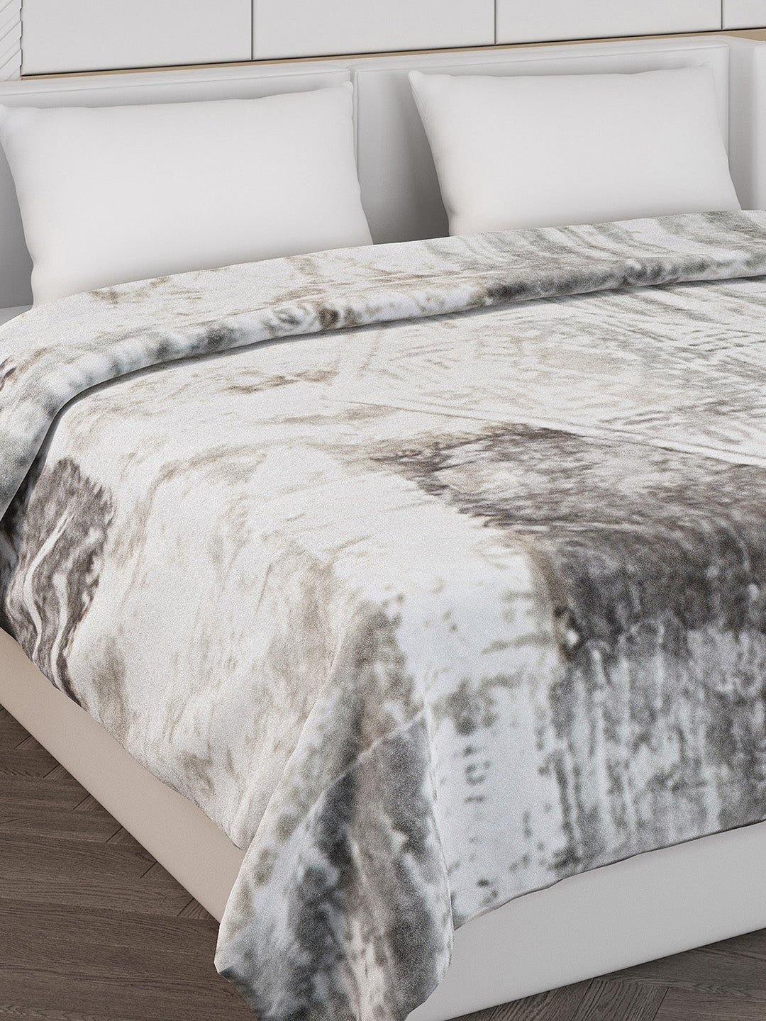 Printed Double Bed 900 GSM Blanket for Heavy Winter -1 Ply (Weight 4.9 kg)