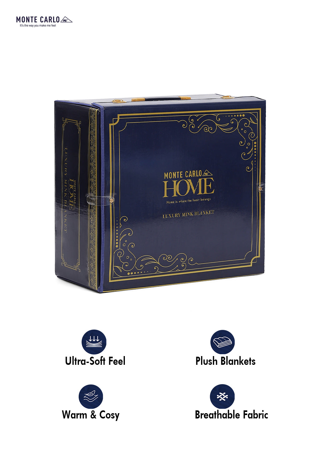 Printed Double Bed 928 GSM Blanket Embassy 1 Ply (Weight 4.9 kg)