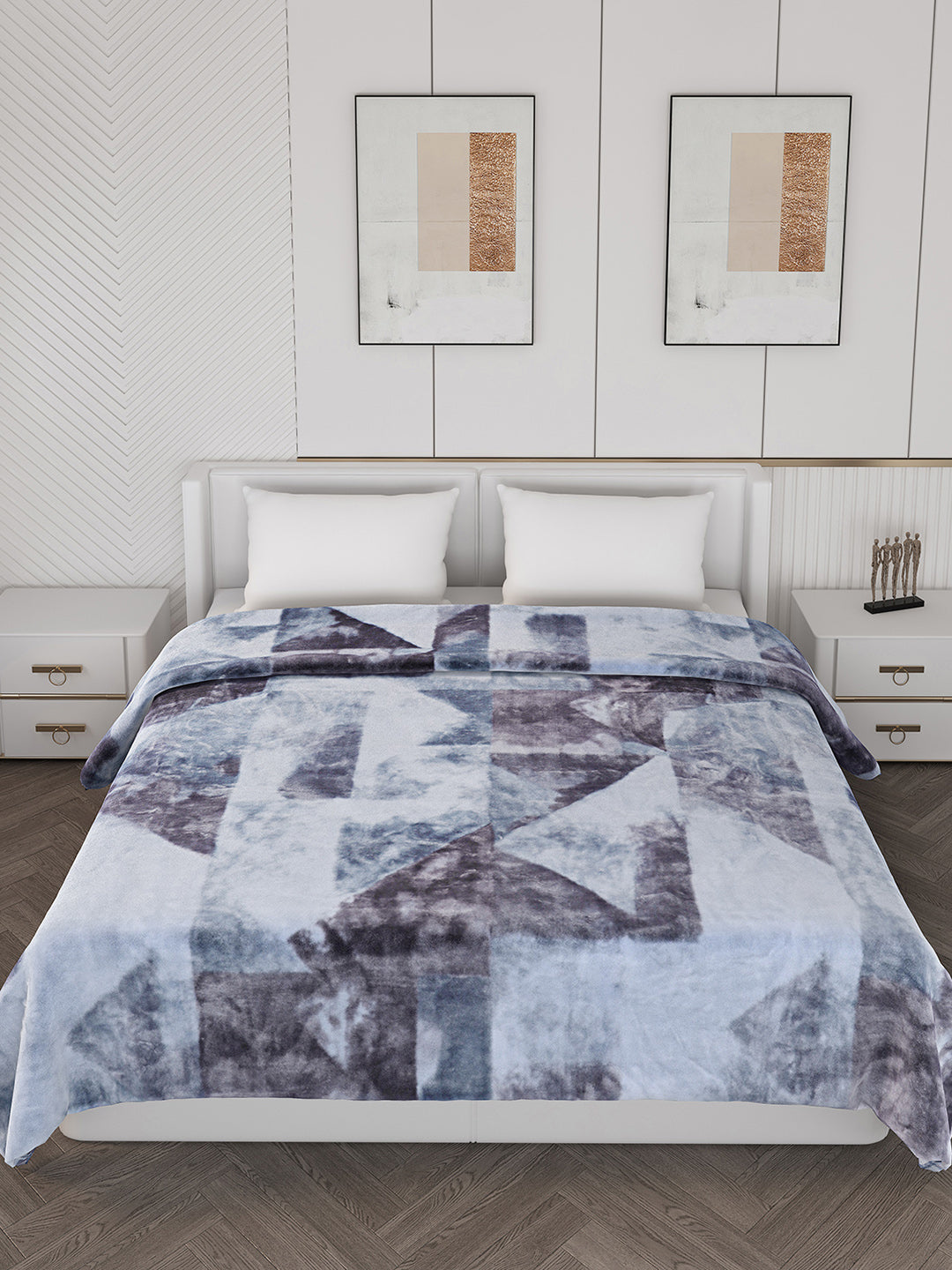 Printed Double Bed 928 GSM Blanket Embassy 1 Ply (Weight 4.9 kg)