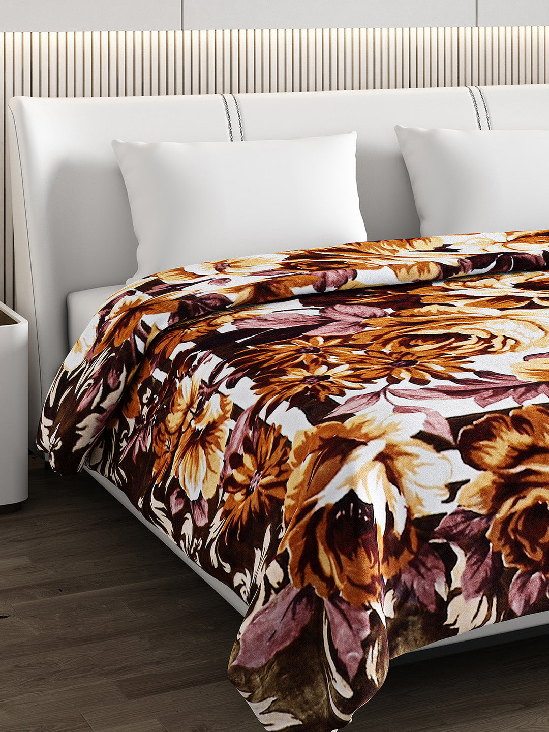 Printed Double Bed Blanket for Heavy Winter -2 Ply