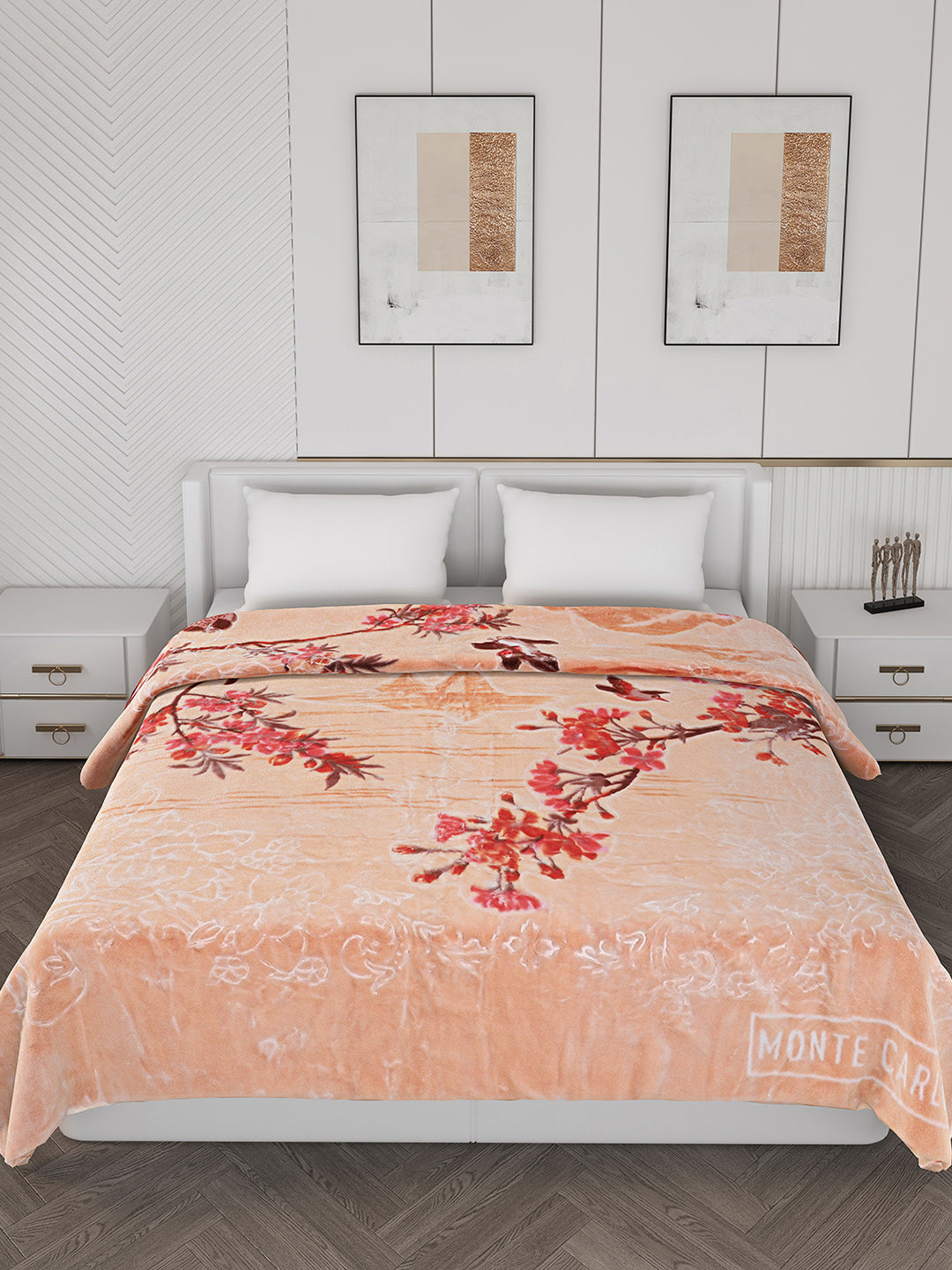 Printed Double Bed 850 GSM Blanket for Heavy Winter -2 Ply (Weight 4.7 kg)