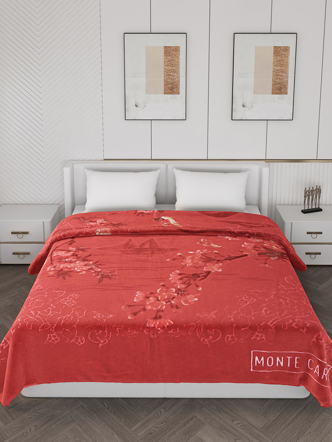 Printed Double Bed 850 GSM Blanket for Heavy Winter -2 Ply (Weight 4.7 kg)