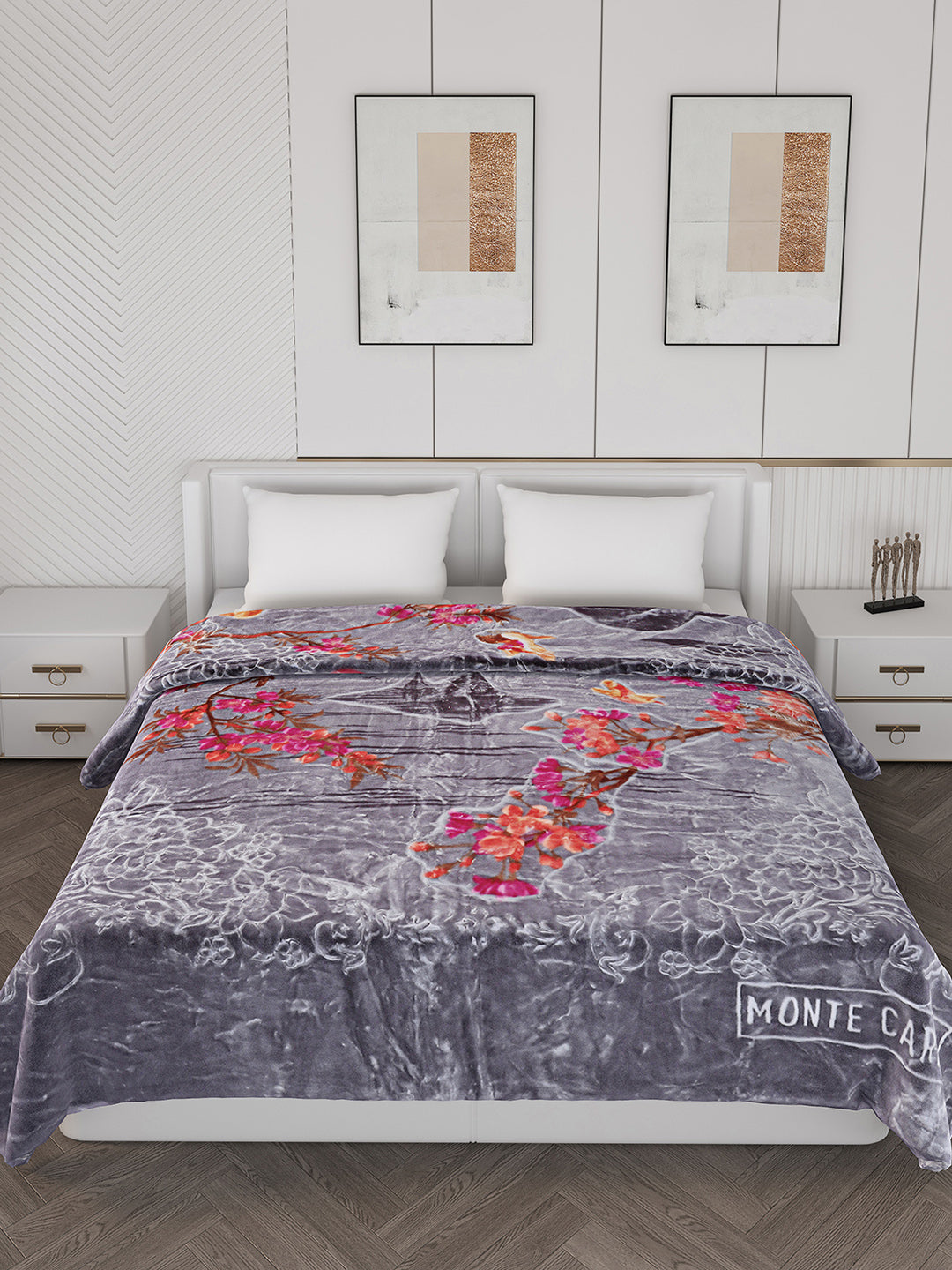 Printed Double Bed 850 GSM Blanket for Heavy Winter -2 Ply (Weight 4.7 kg)