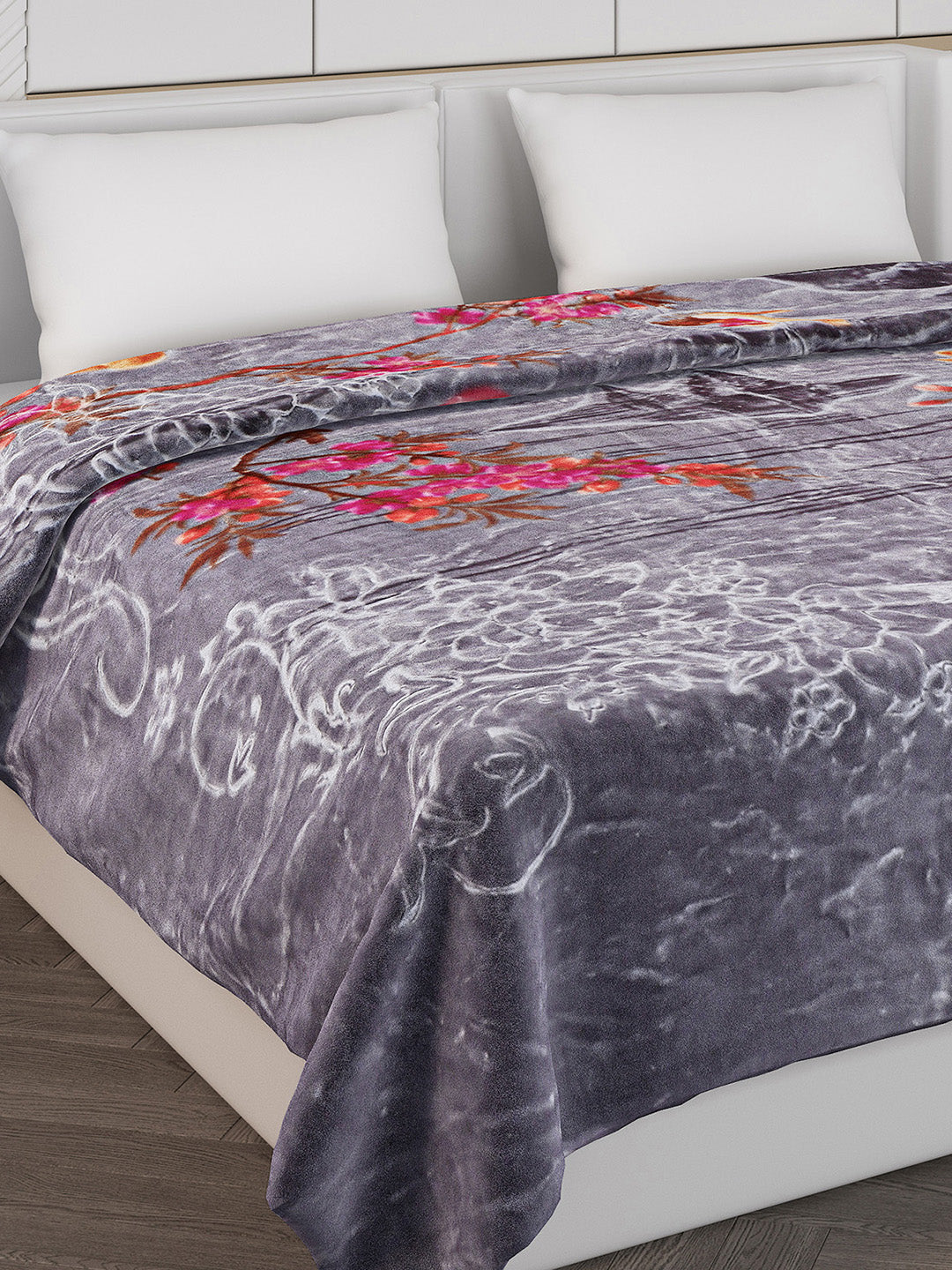 Printed Double Bed 850 GSM Blanket for Heavy Winter -2 Ply (Weight 4.7 kg)