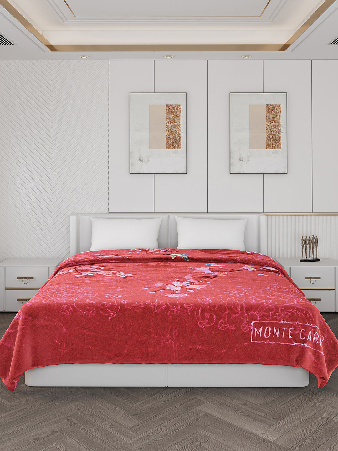 Printed Double Bed 850 GSM Blanket for Heavy Winter -2 Ply (Weight 4.7 kg)