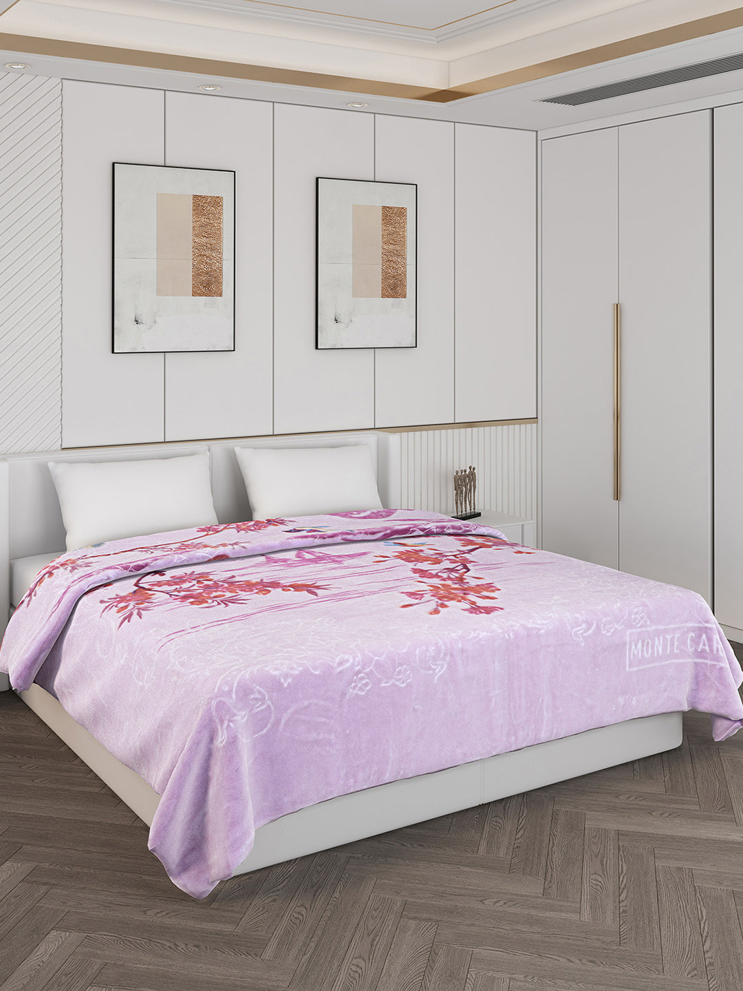 Printed Double Bed 850 GSM Blanket for Heavy Winter -2 Ply (Weight 4.7 kg)