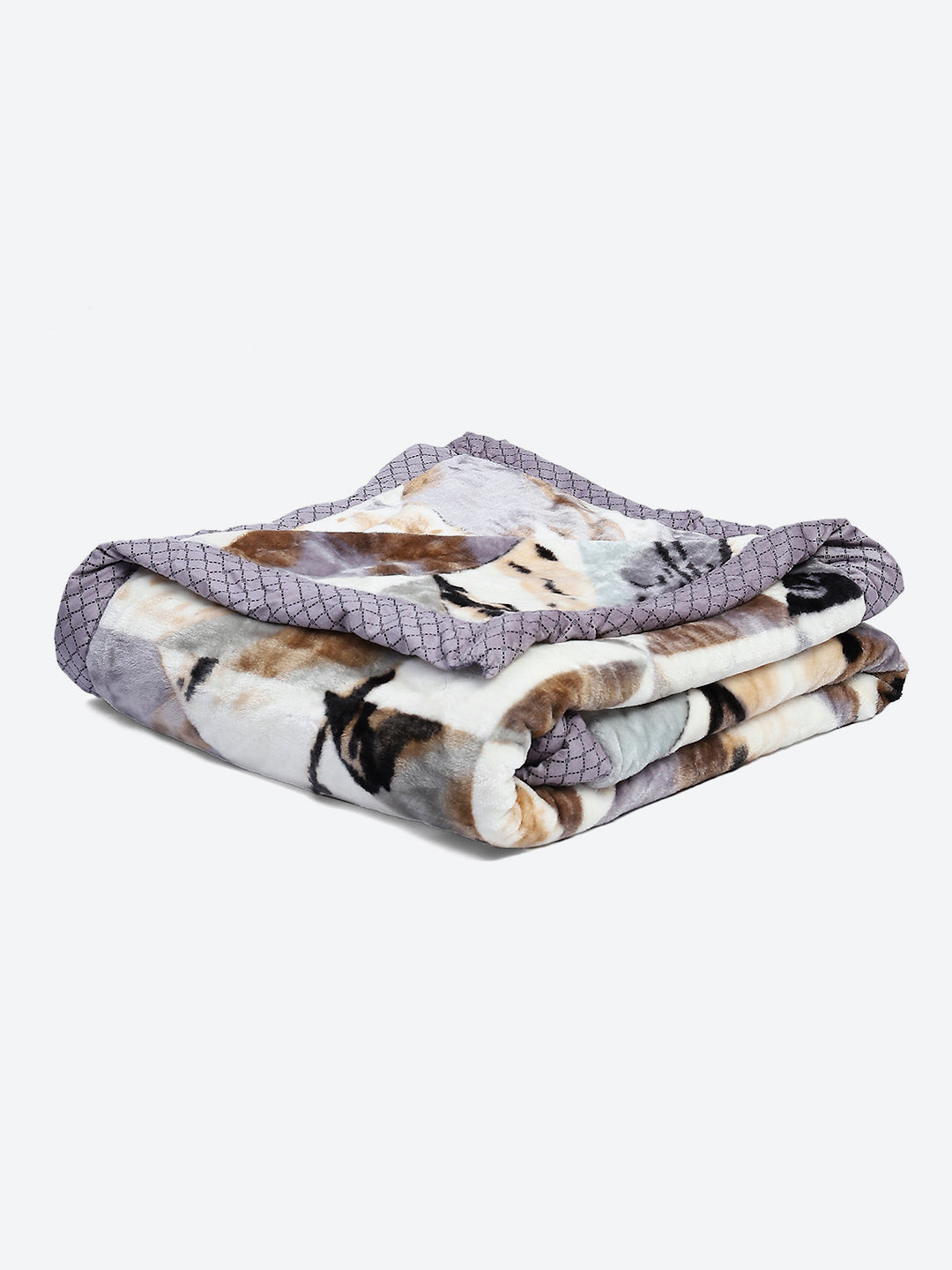 Printed Single Bed 596 GSM Blanket Everest 2 Ply (Weight 2.1 kg)