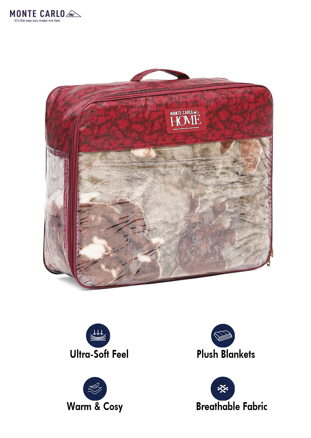 Printed Single Bed Blanket for Mild Winter -2 Ply