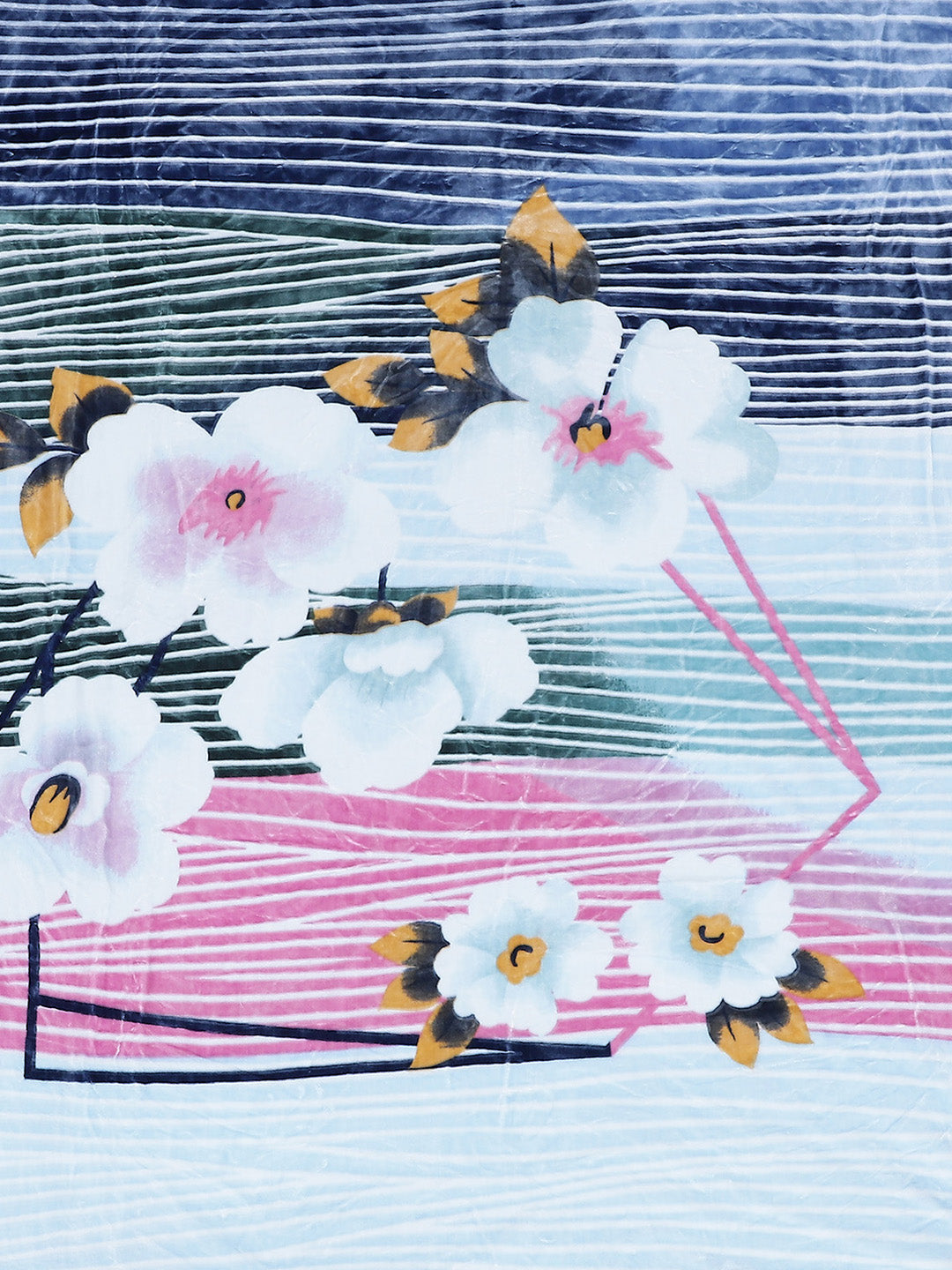 Printed Double Bed Blanket for Heavy Winter -3 Ply