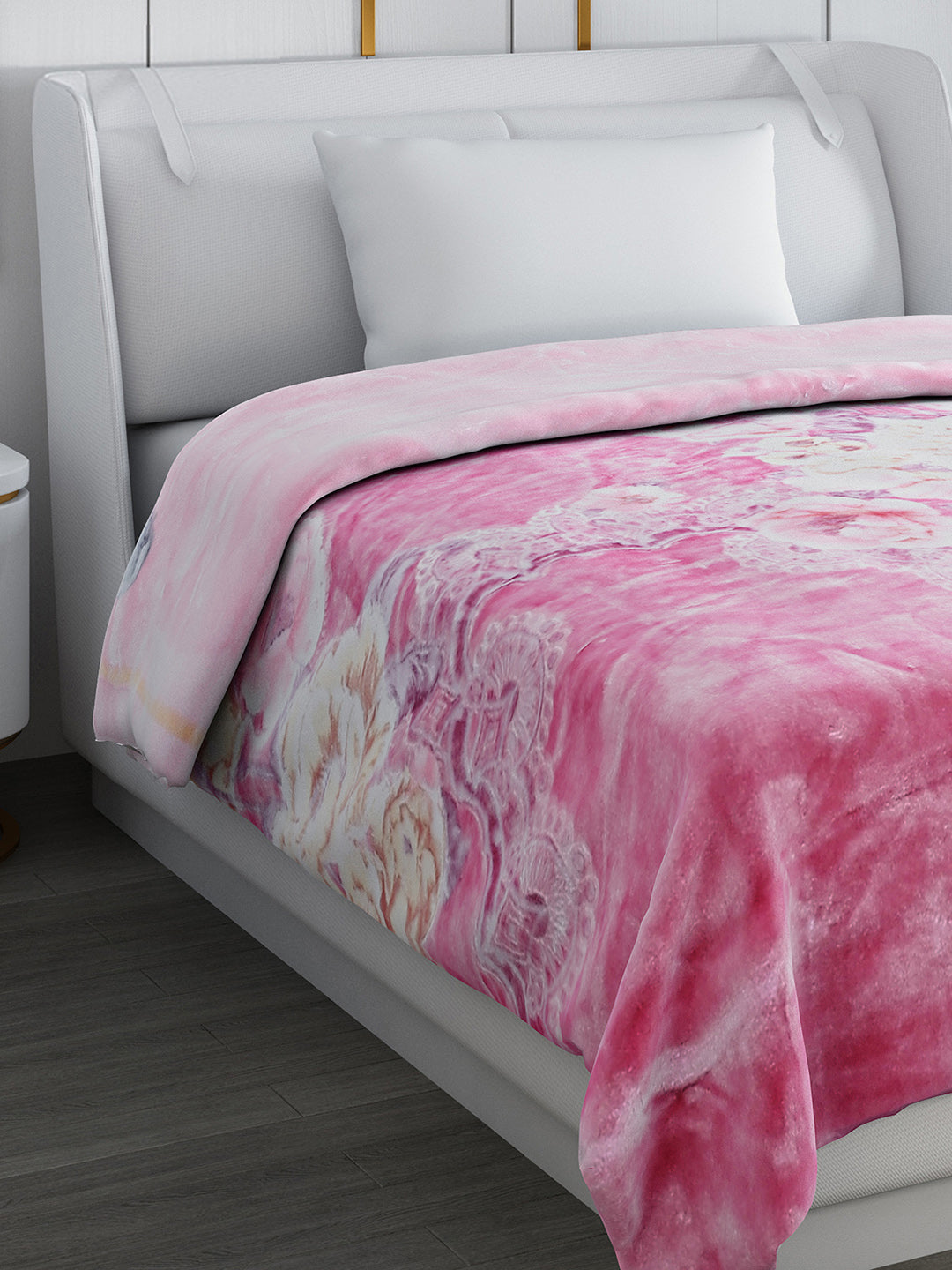 Printed Single Bed 852 GSM Blanket Galaxy 2 Ply (Weight 3 kg)