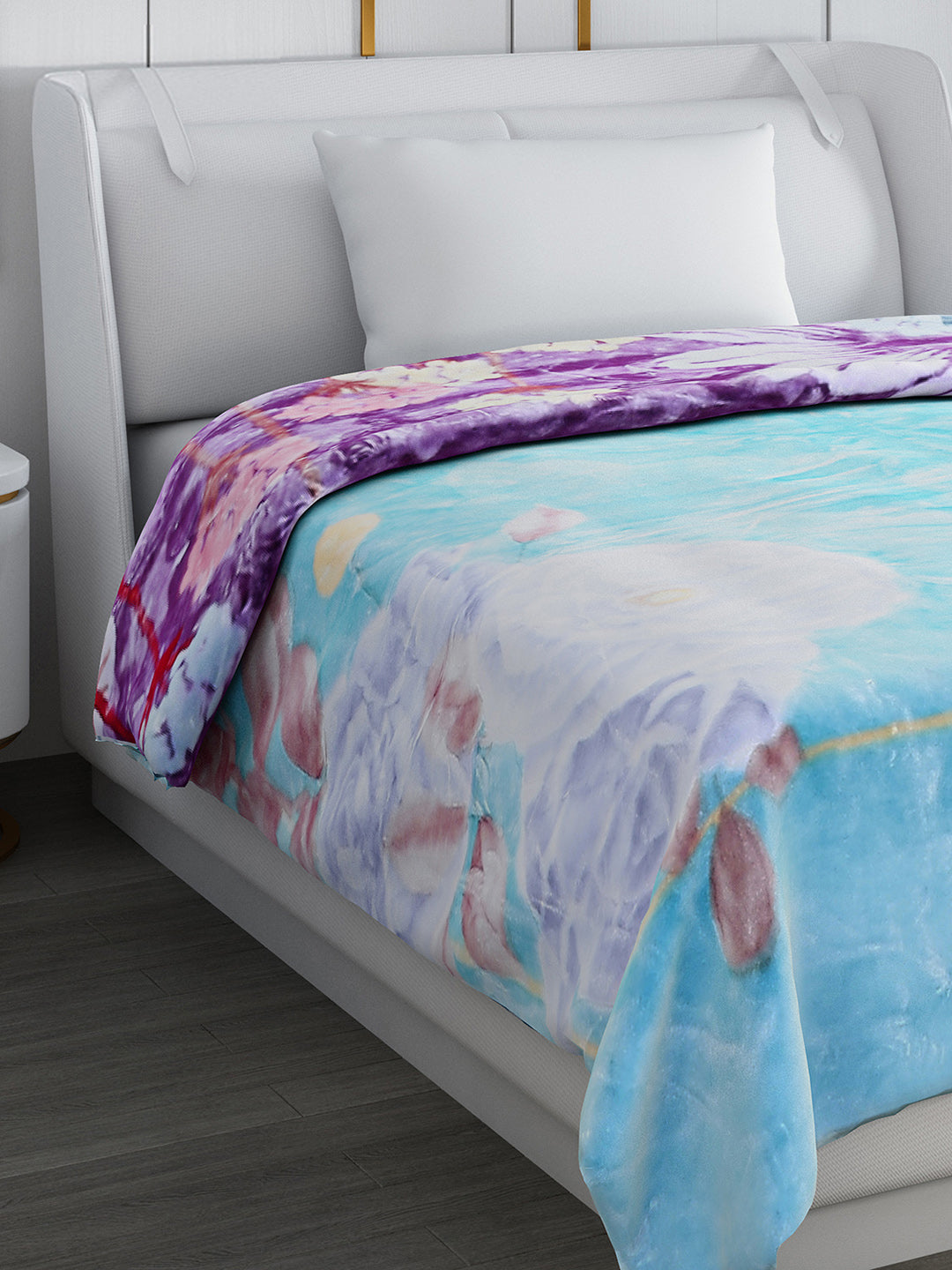 Printed Single Bed 852 GSM Blanket Galaxy 2 Ply (Weight 3 kg)