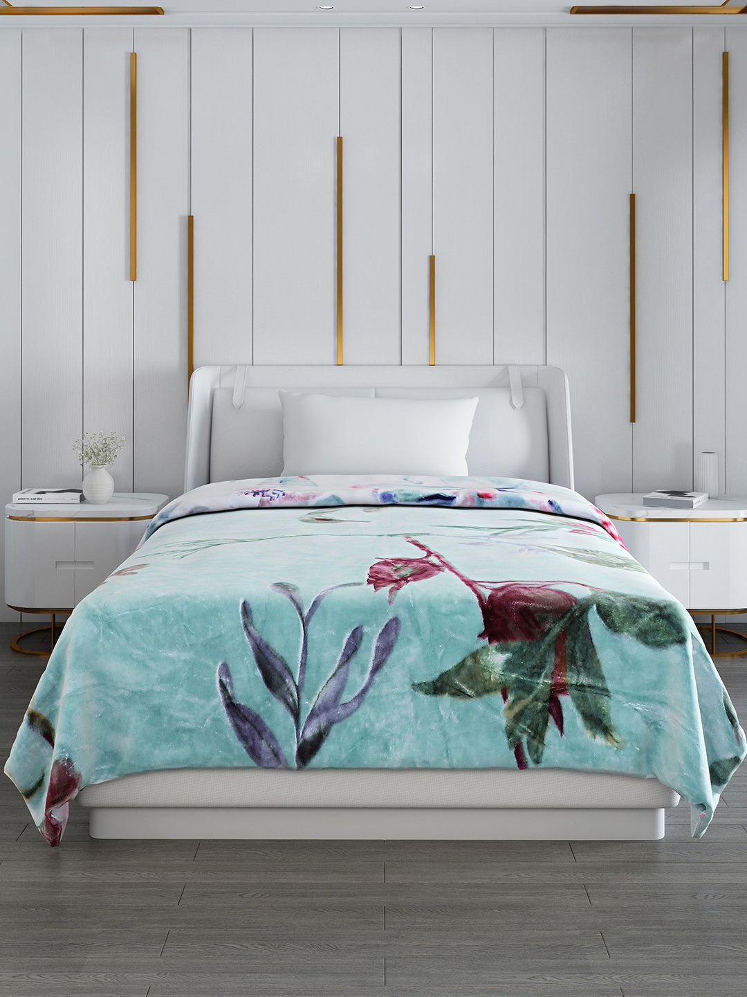 Printed Single Bed 852 GSM Blanket Galaxy 2 Ply (Weight 3 kg)