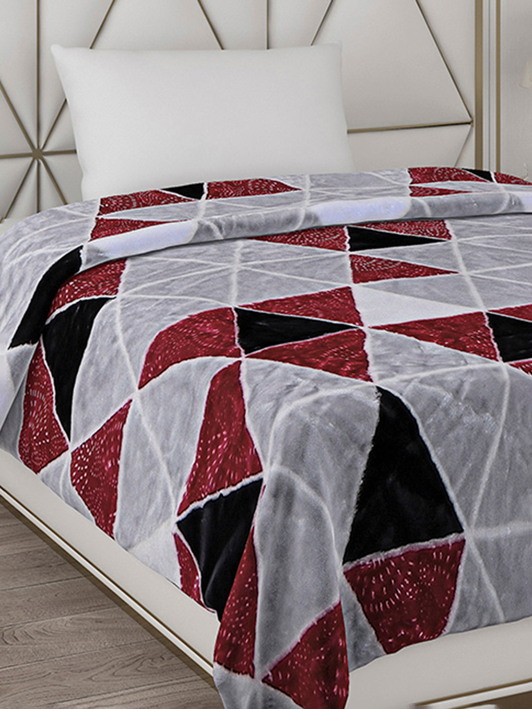 Printed Single Bed Blanket for Mild Winter -2 Ply
