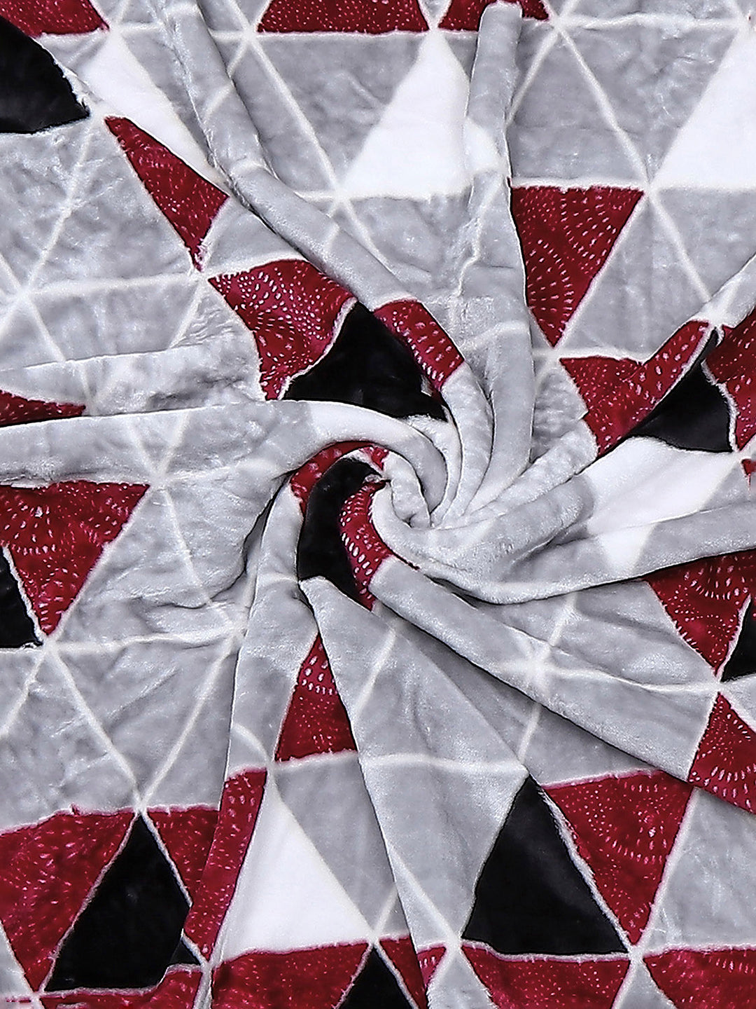 Printed Single Bed Reversible Blanket 2 Ply, 568 GSM, 2 kg (Glamour)