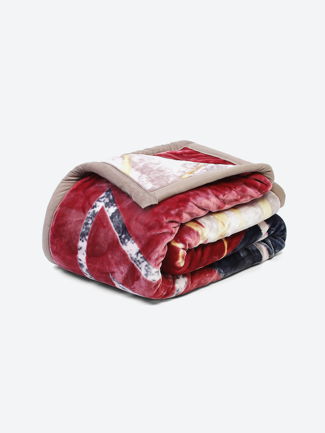 Printed Single Bed 951 GSM Blanket Haze 3 Ply (Weight 3.35 kg)