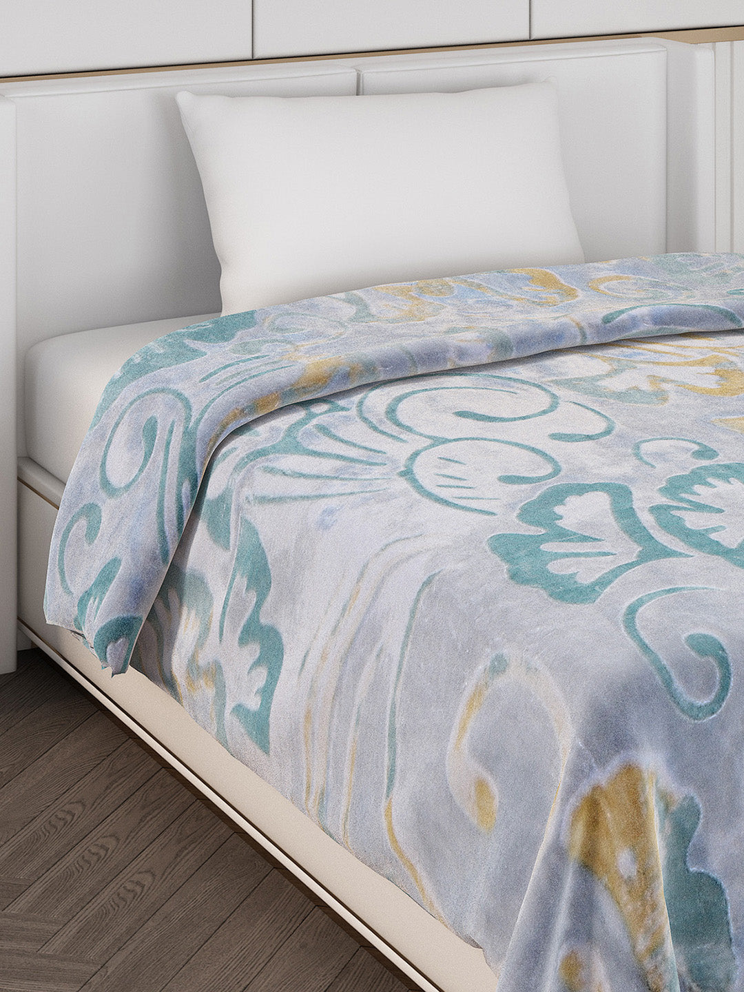 Printed Single Bed 710 GSM Blanket Ignis 2 Ply (Weight 2.5 kg)