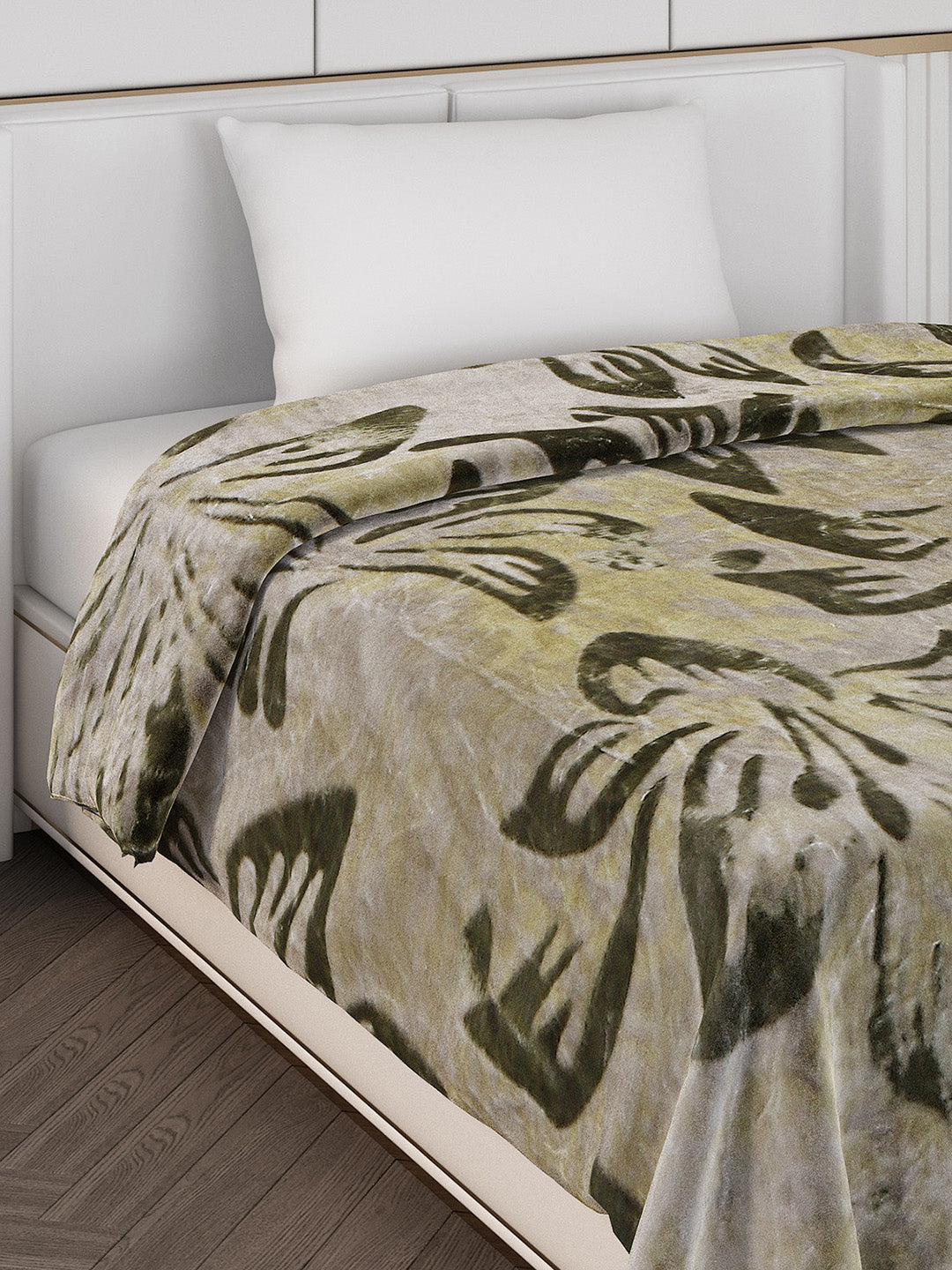 Printed Single Bed 710 GSM Blanket Ignis 2 Ply (Weight 2.5 kg)