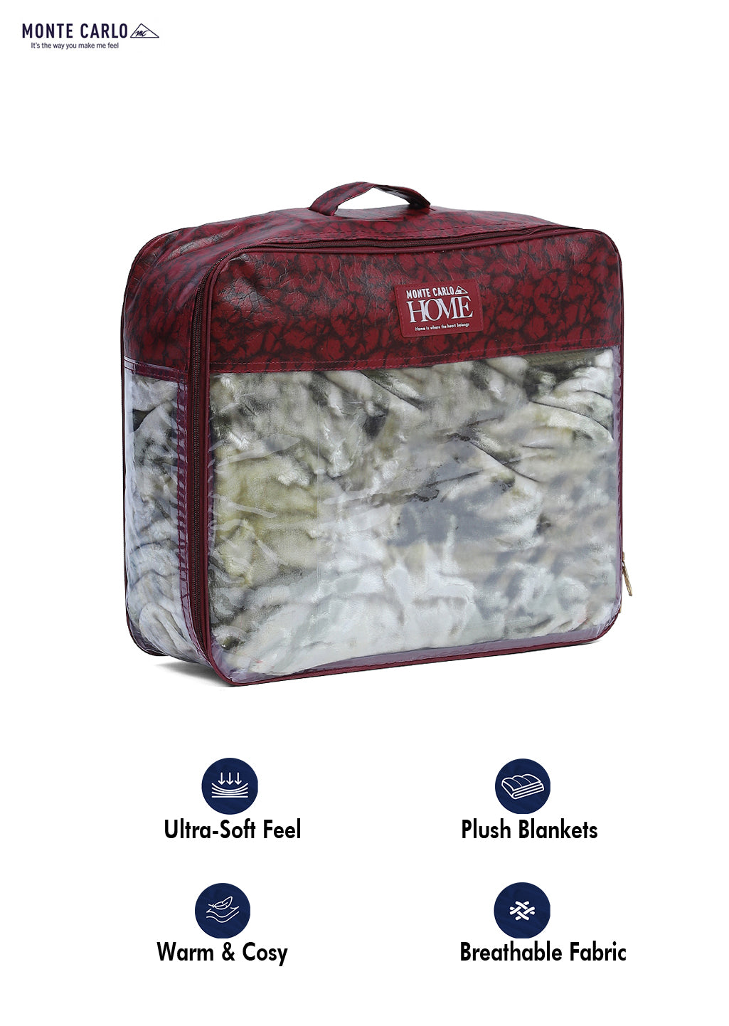 Printed Single Bed Blanket for Mild Winter -2 Ply