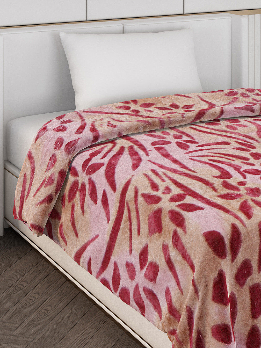 Printed Single Bed 710 GSM Blanket Ignis 2 Ply (Weight 2.5 kg)