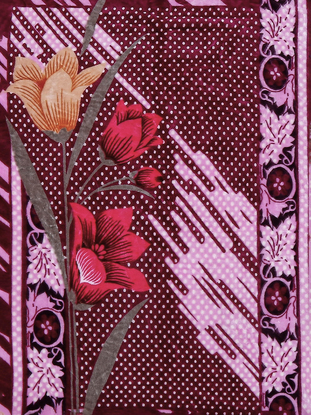 Printed Single Bed Blanket for Mild Winter -1 Ply