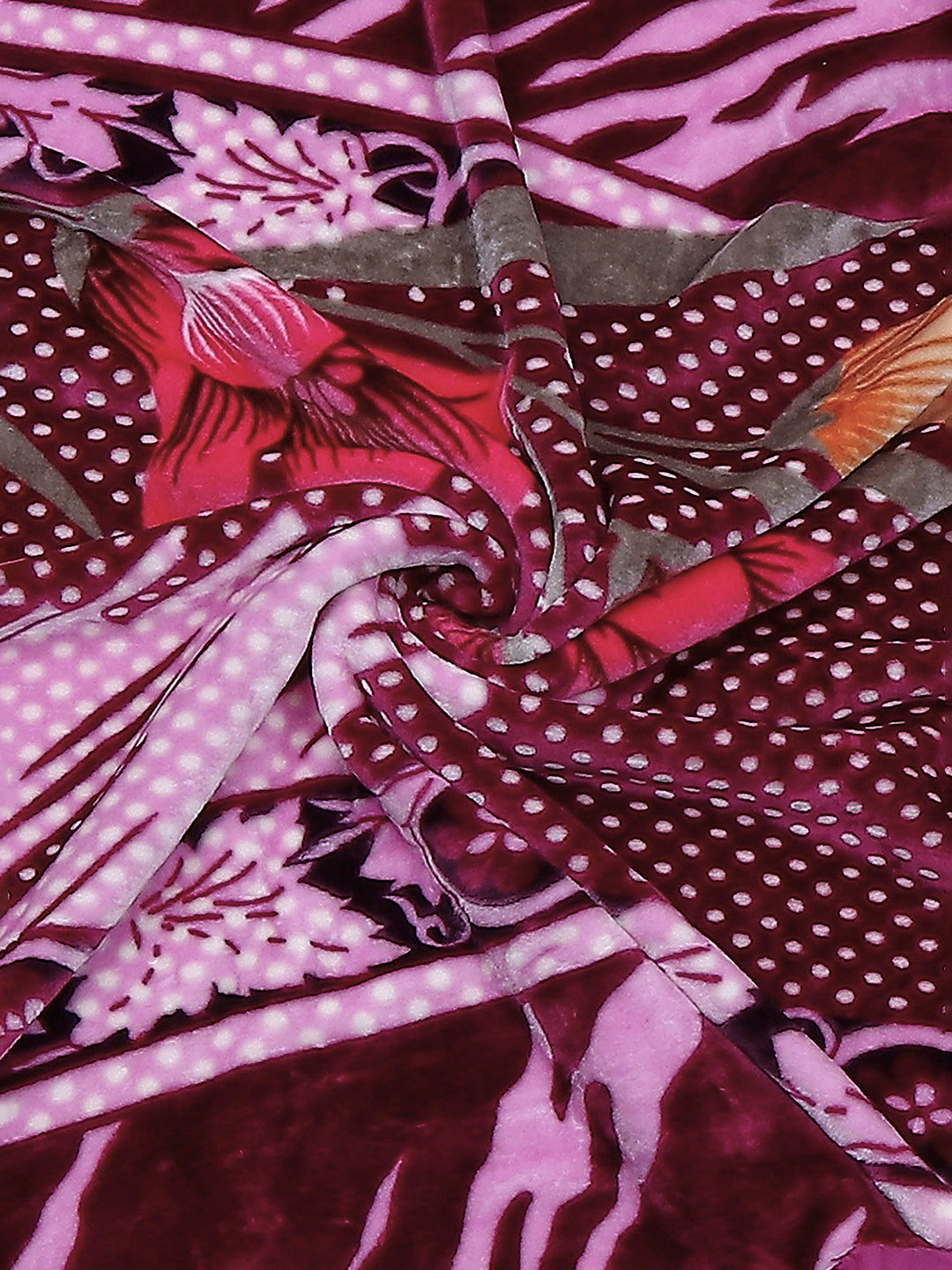 Printed Single Bed Blanket for Mild Winter -1 Ply