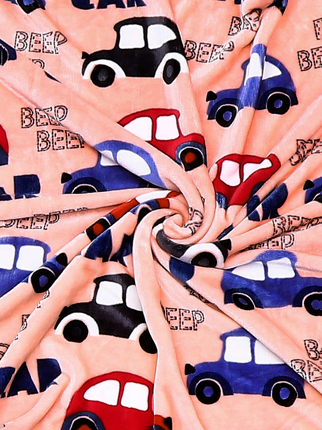 Printed Baby Blanket For Winter 1 Ply, 600 GSM, Weight 1.5 kg (Jackjill)