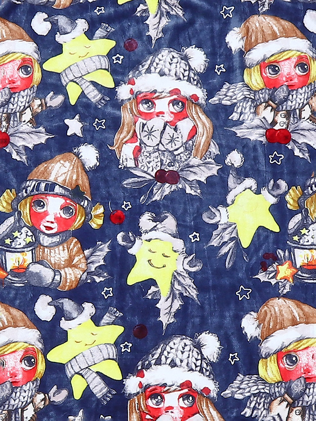 Printed Baby Blanket for Mild Winter -2 Ply