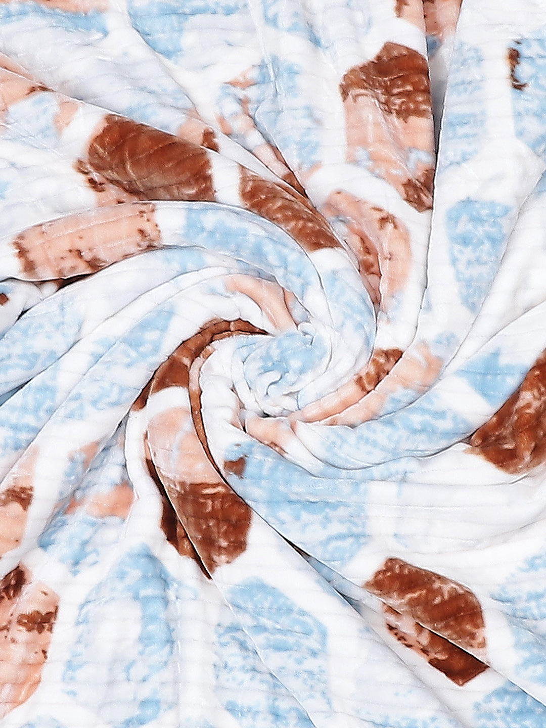 Printed Single Bed 965 GSM Blanket Marco 3 Ply (Weight 3.4 kg)