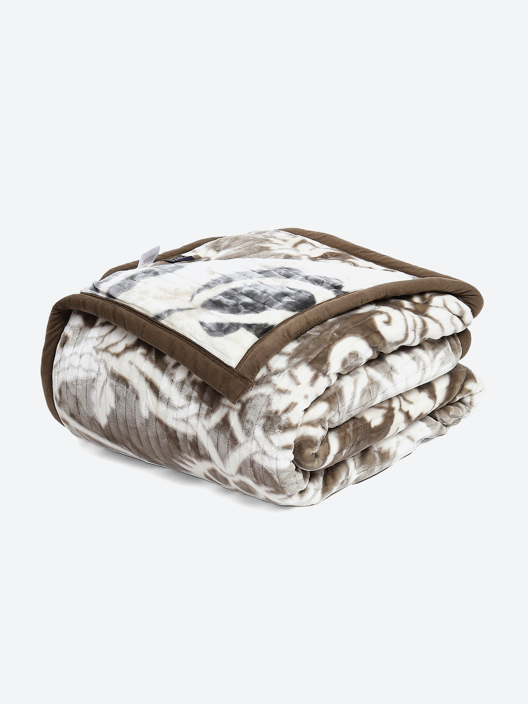 Printed Double Bed Blanket for Heavy Winter -3 Ply