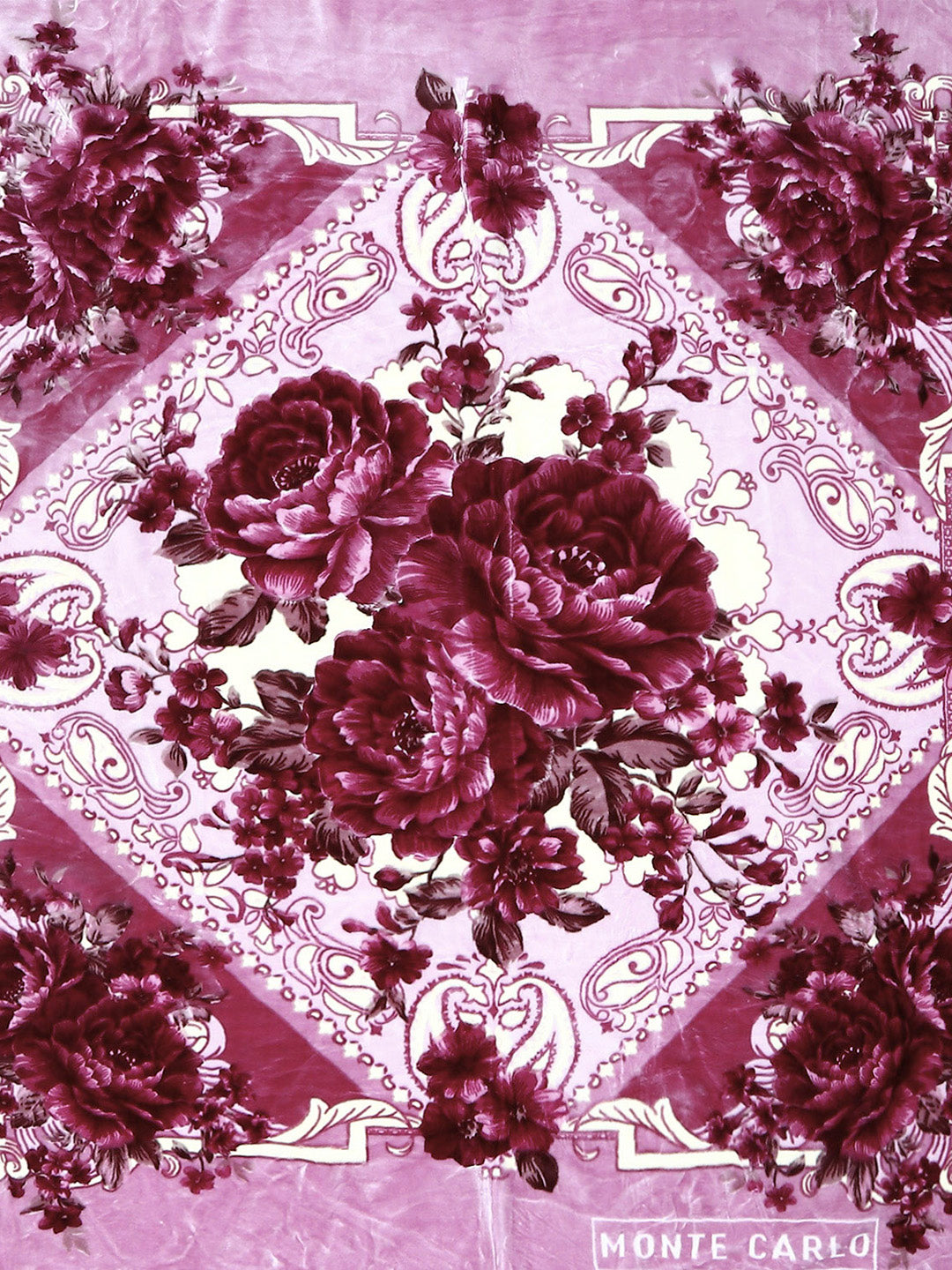 Printed Double Bed Blanket for Heavy Winter -2 Ply