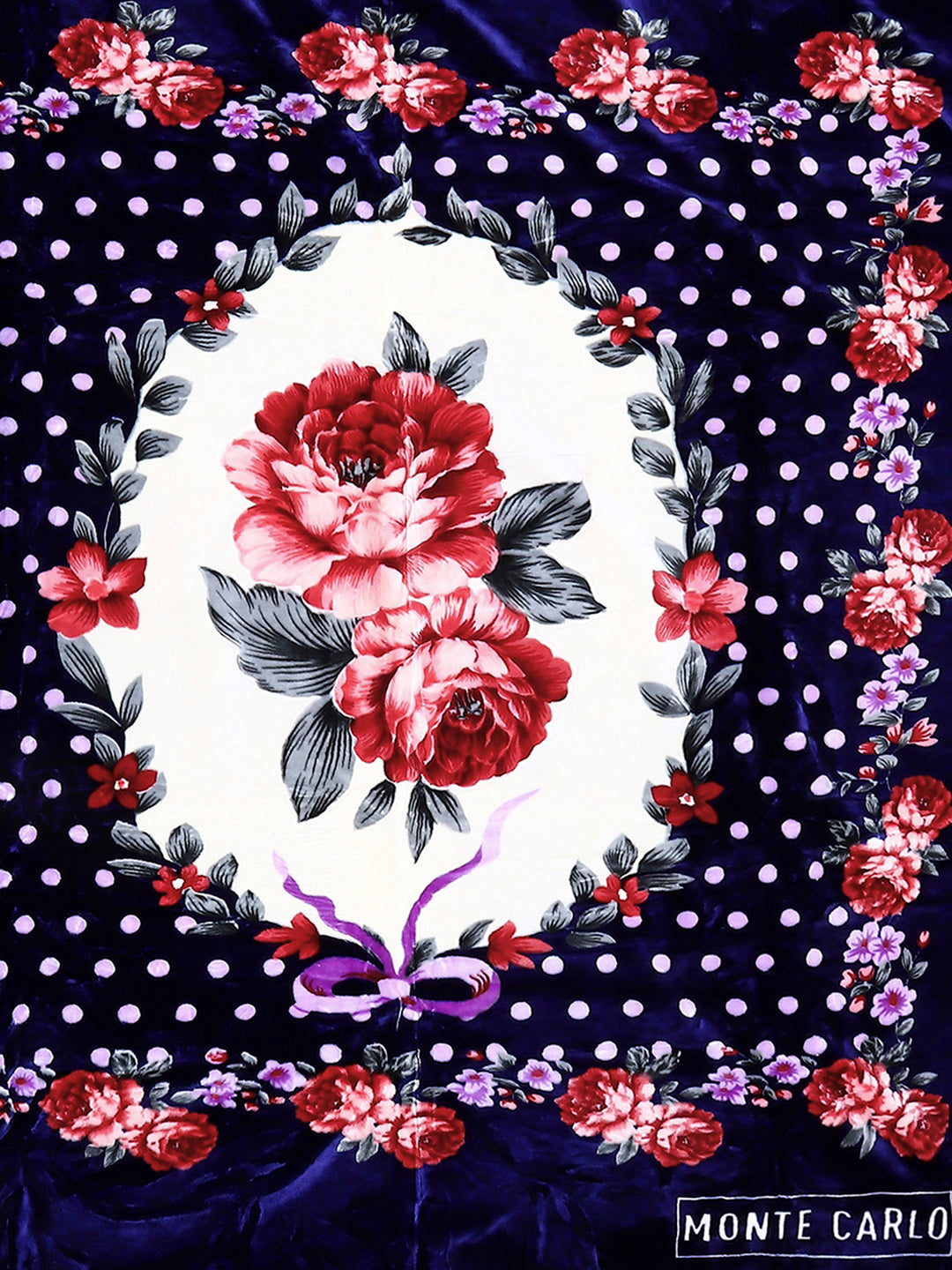 Printed Double Bed Blanket for Heavy Winter -2 Ply