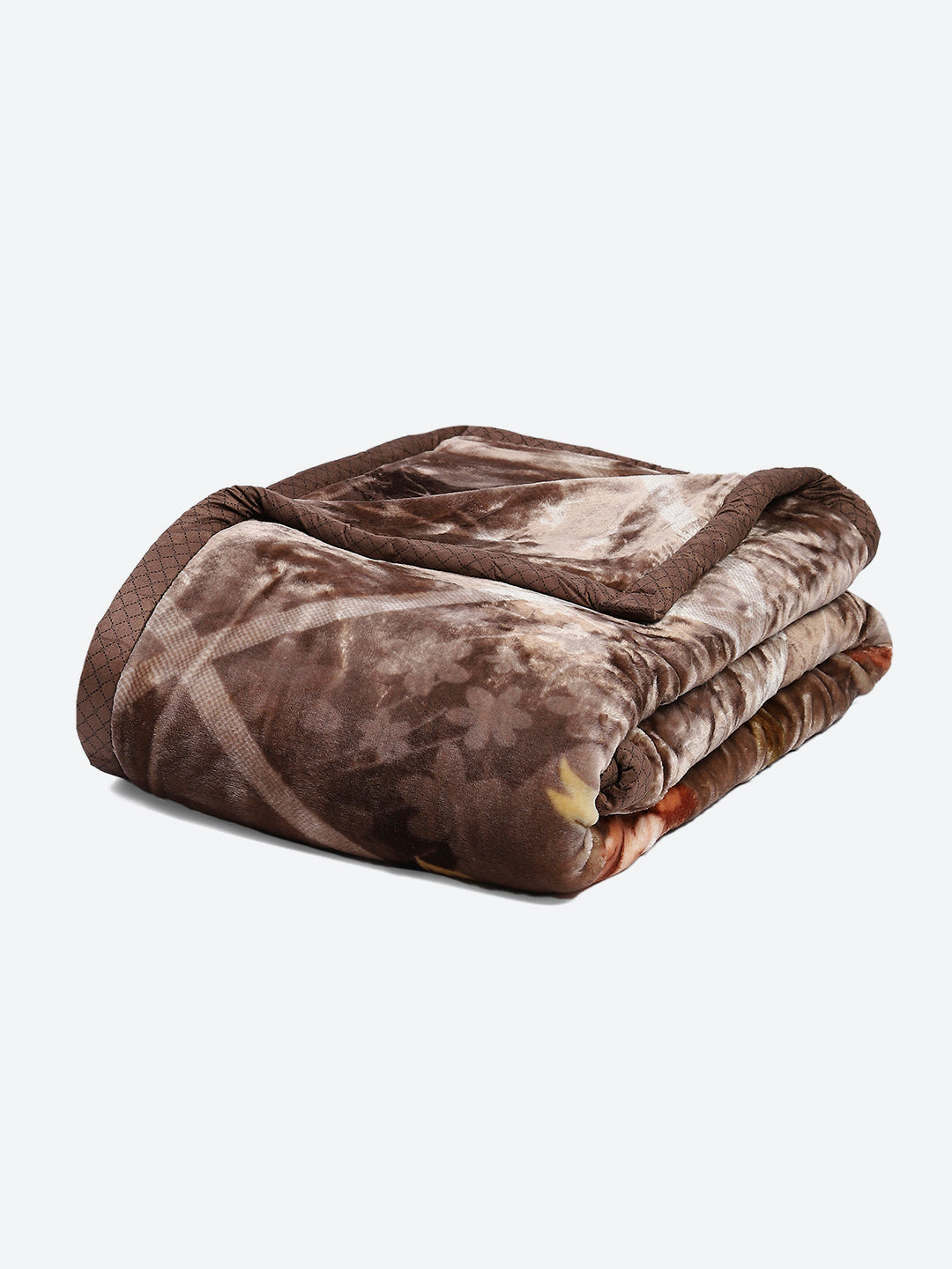 Printed Double Bed Reversible Blanket 2 Ply, 871 GSM, 4.6 kg (Moonvalley)