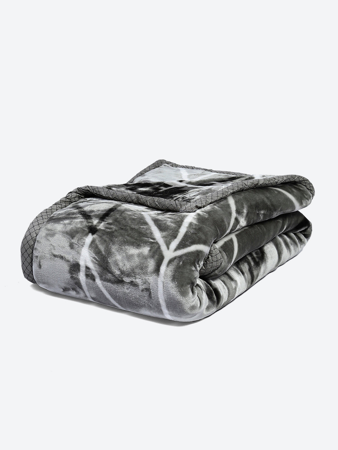Printed Double Bed Reversible Blanket 2 Ply, 871 GSM, 4.6 kg (Moonvalley)