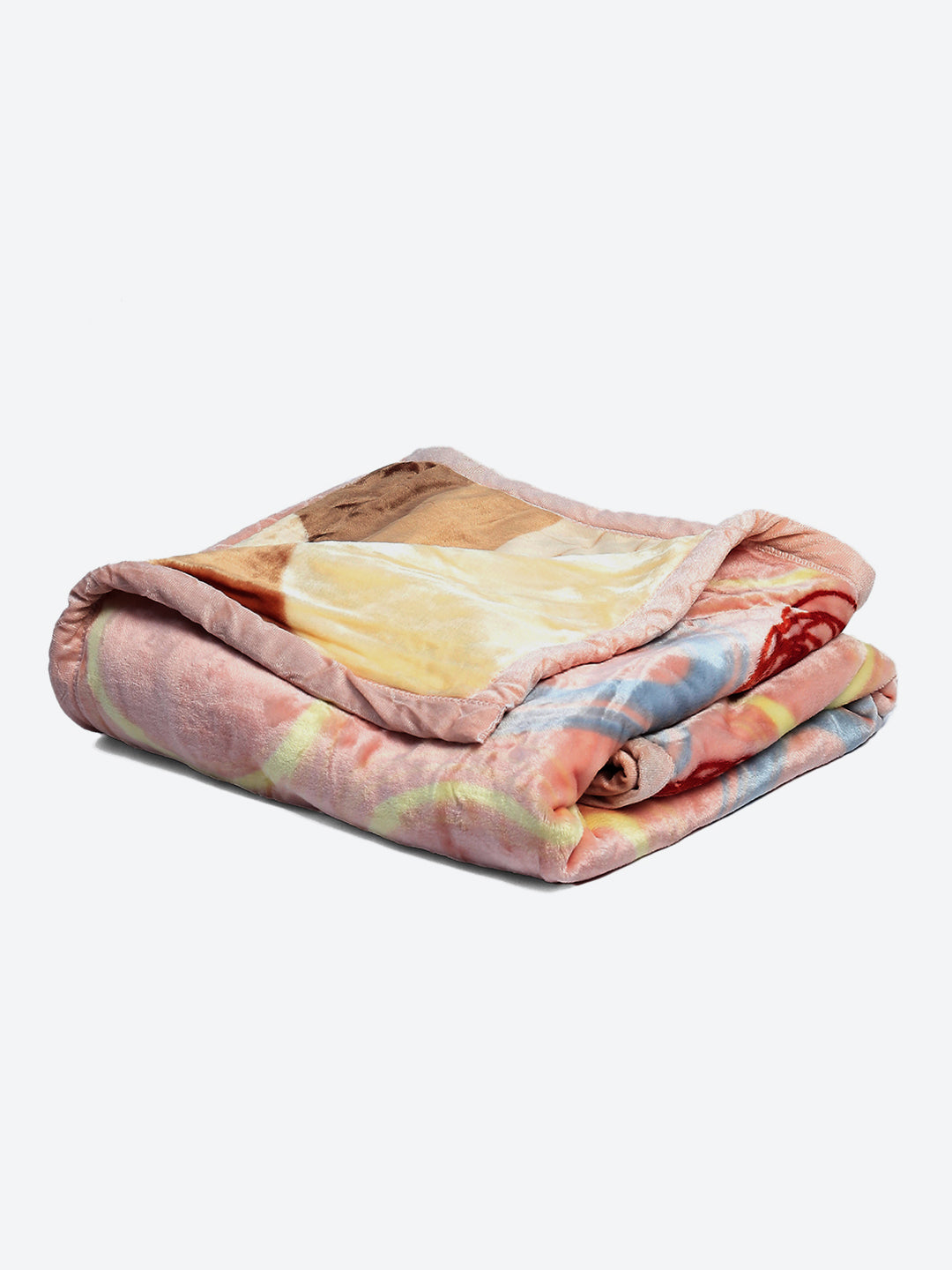 Printed Single Bed Reversible Blanket 2 Ply, 511 GSM, 1.8 kg (New Diamond)