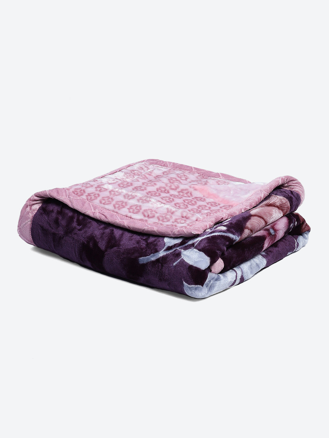 Printed Single Bed Reversible Blanket 2 Ply, 511 GSM, 1.8 kg (New Diamond)