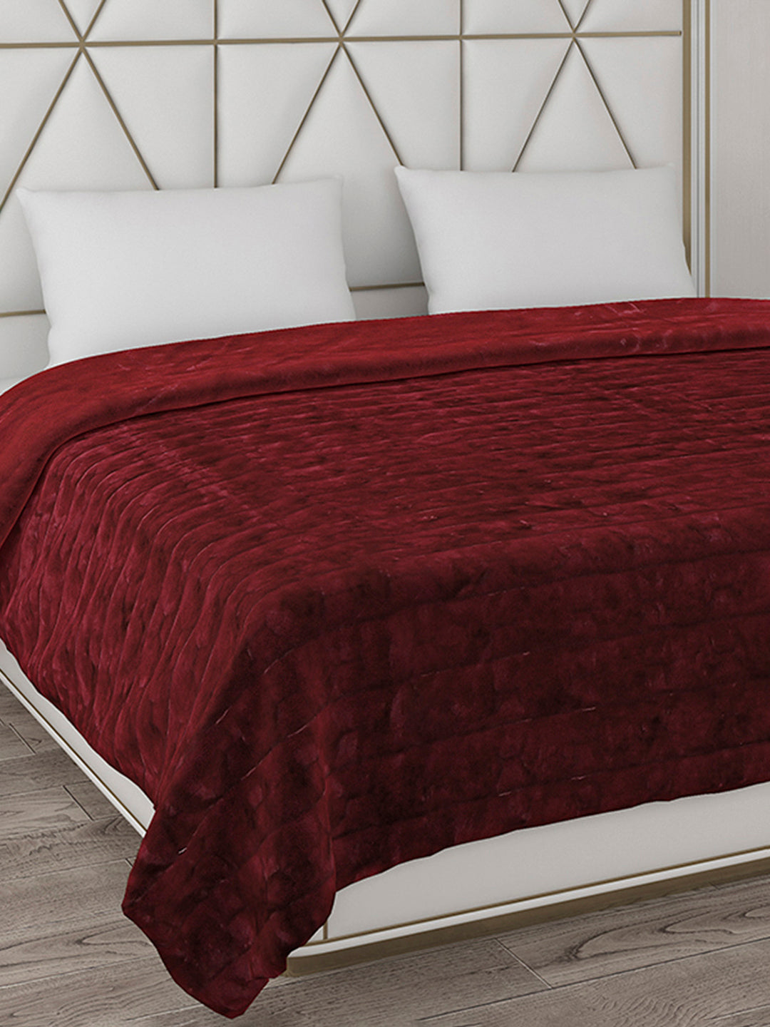 Self Design Double Bed 850 GSM Blanket Orion 2 Ply (Weight 4.5 kg)