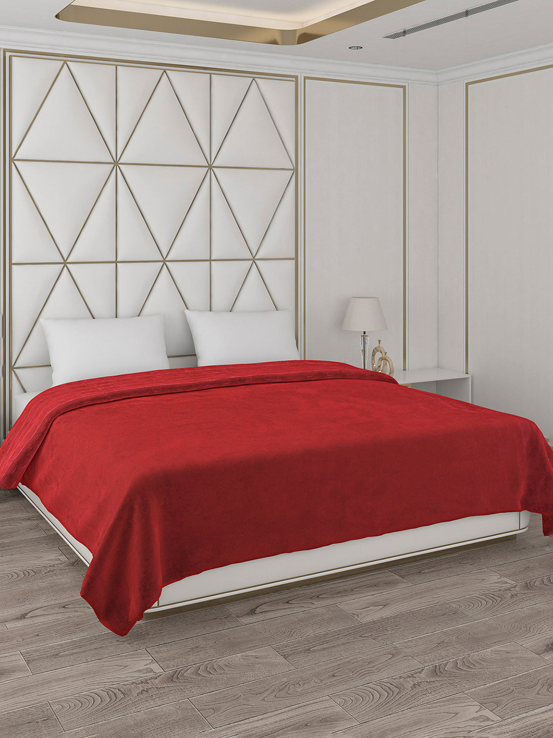 Self Design Double Bed 850 GSM Blanket Orion 2 Ply (Weight 4.5 kg)